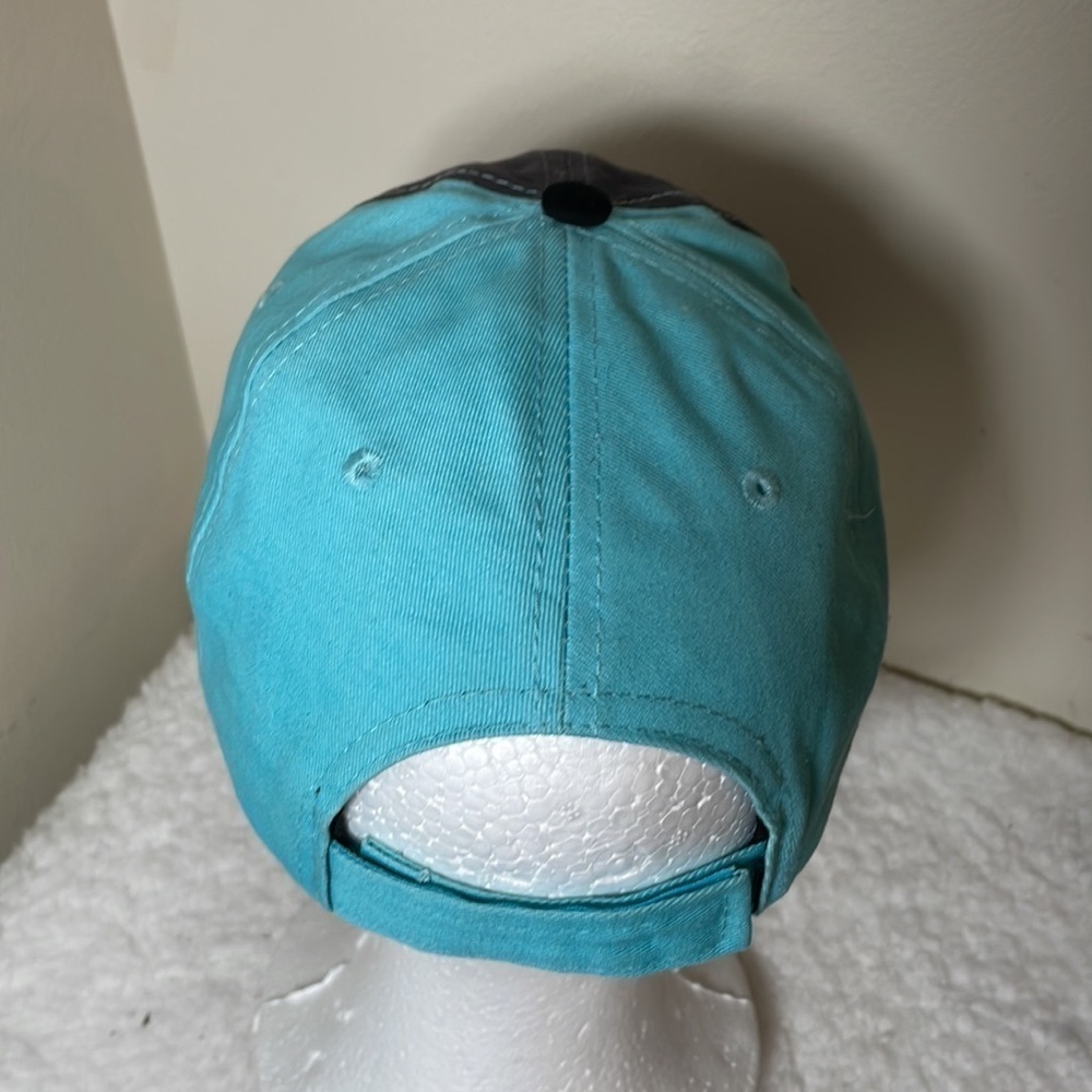 WHISKEY Drinking Cowgirl Embroidered Five Panel Velcro Back Hat - Picture 3 of 9